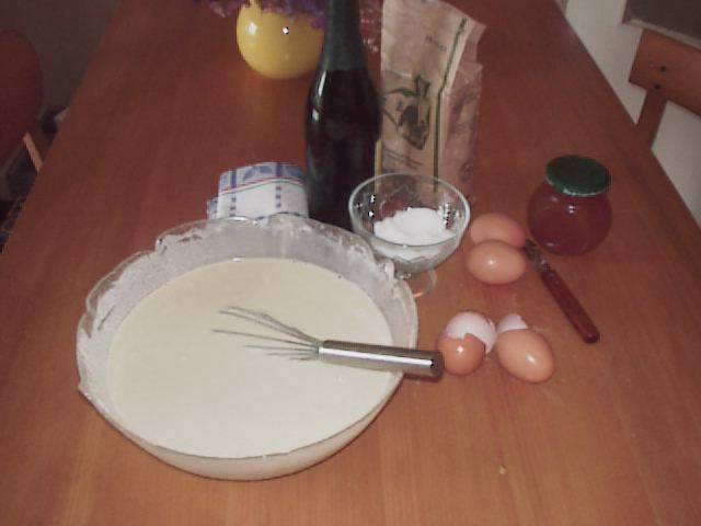 Illustration des crêpes et galettes